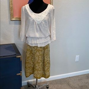Anthropologie Moth Knit Skirt